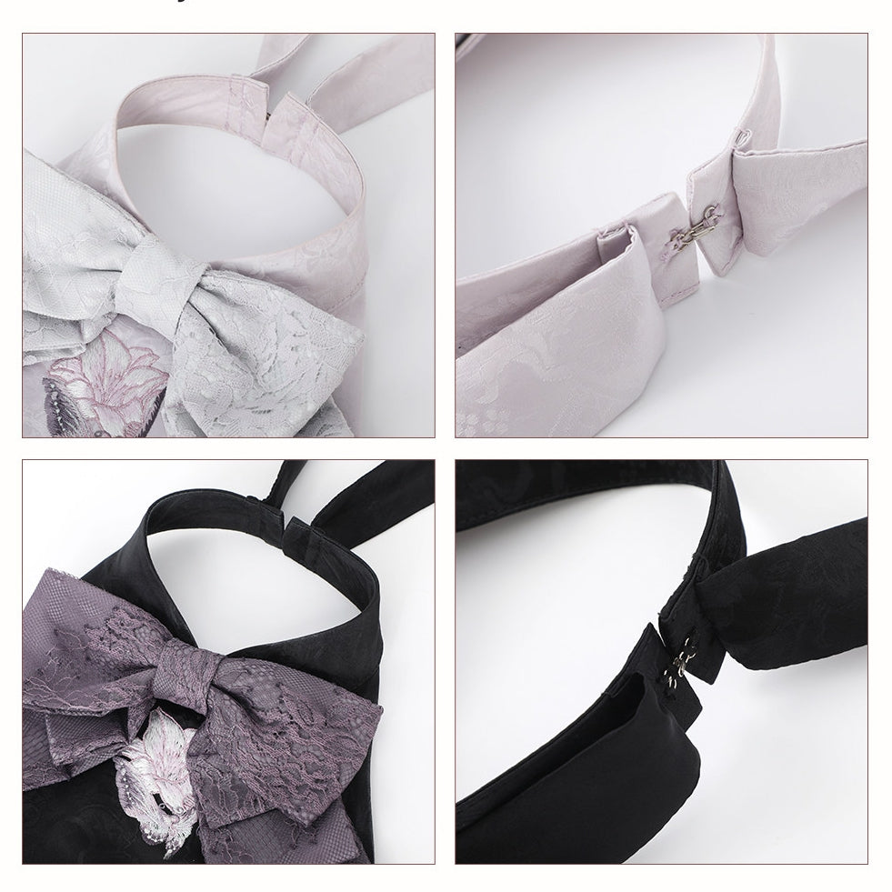Stained‑Glass Reverie Japanese‑Style Classic Lolita Purple JSK Dress Set