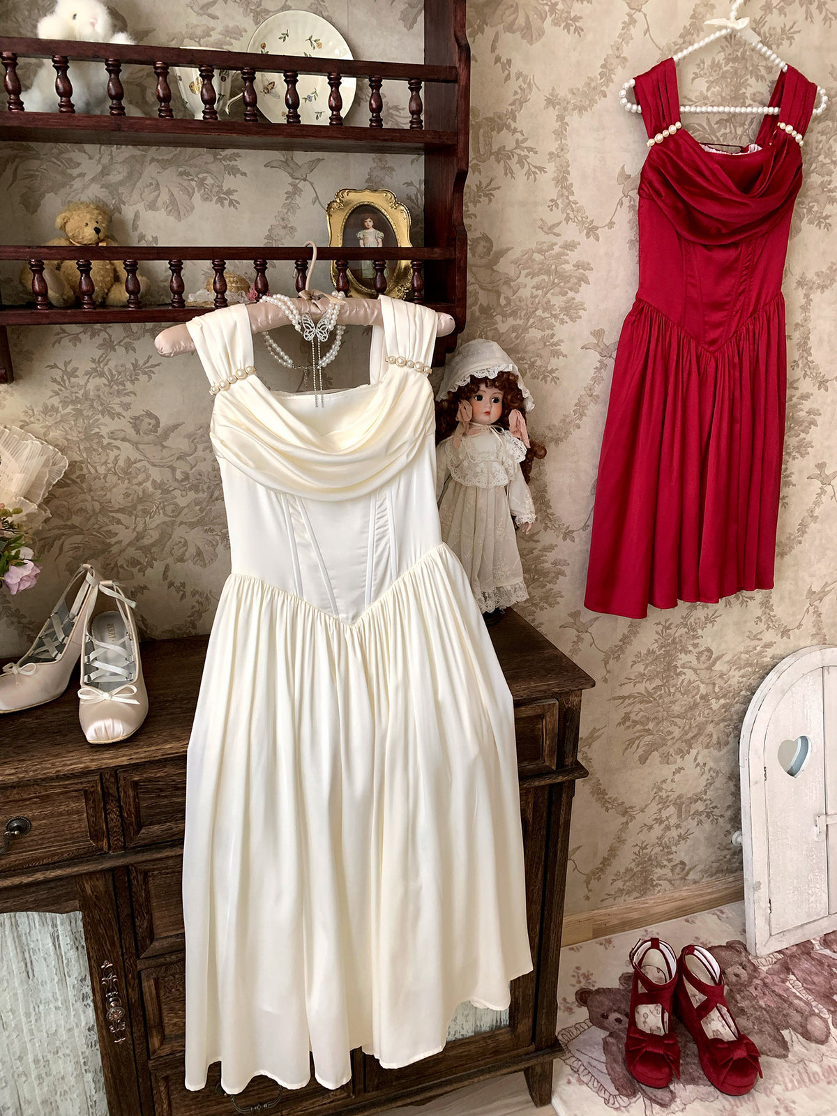 Rose Corridor Lolita Satin Light Gown Dress