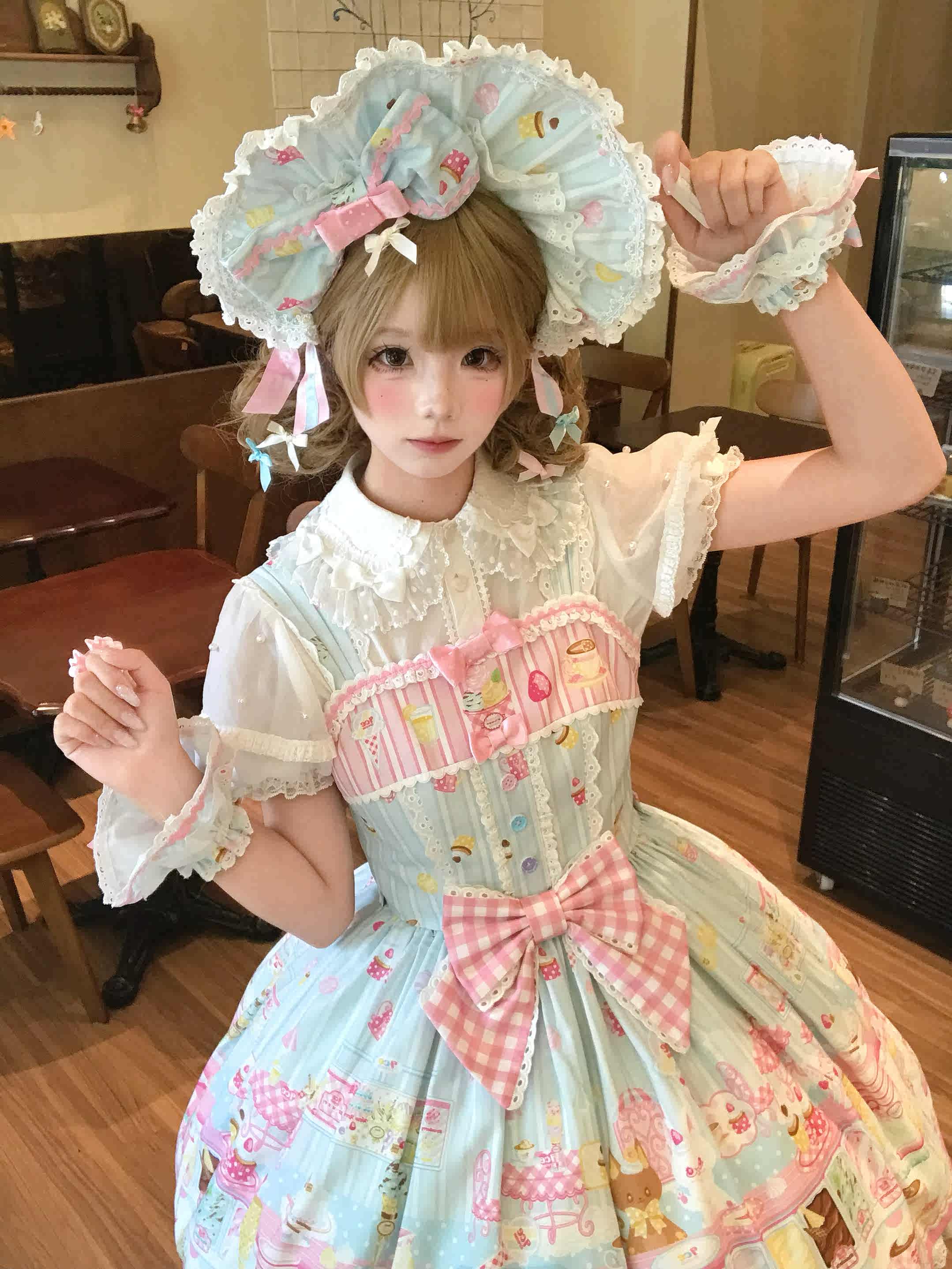 Summer Ice Cream Story Original Lolita Dress and Accessories