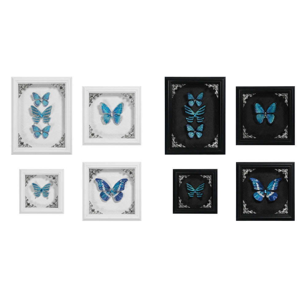 Cabinet Of Curiosities II Dark Gothic Butterfly Embroidered Photo Frame