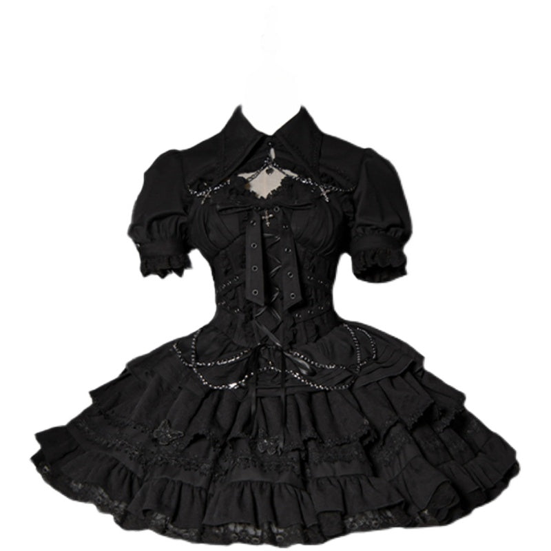 Lolita Gothic Sweet Short JSK Dress LG1058
