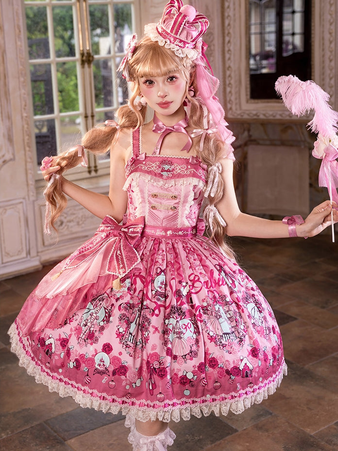Nutcracker x Barbie Collab Original Lolita Elegant Embroidered JSK Dress