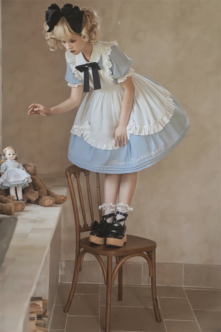 Wonderland Alice Lolita Fairy Tale Style OP Dress
