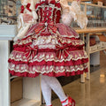 Lolita Doll Inspired JSK Vintage Lace Dress LS1004
