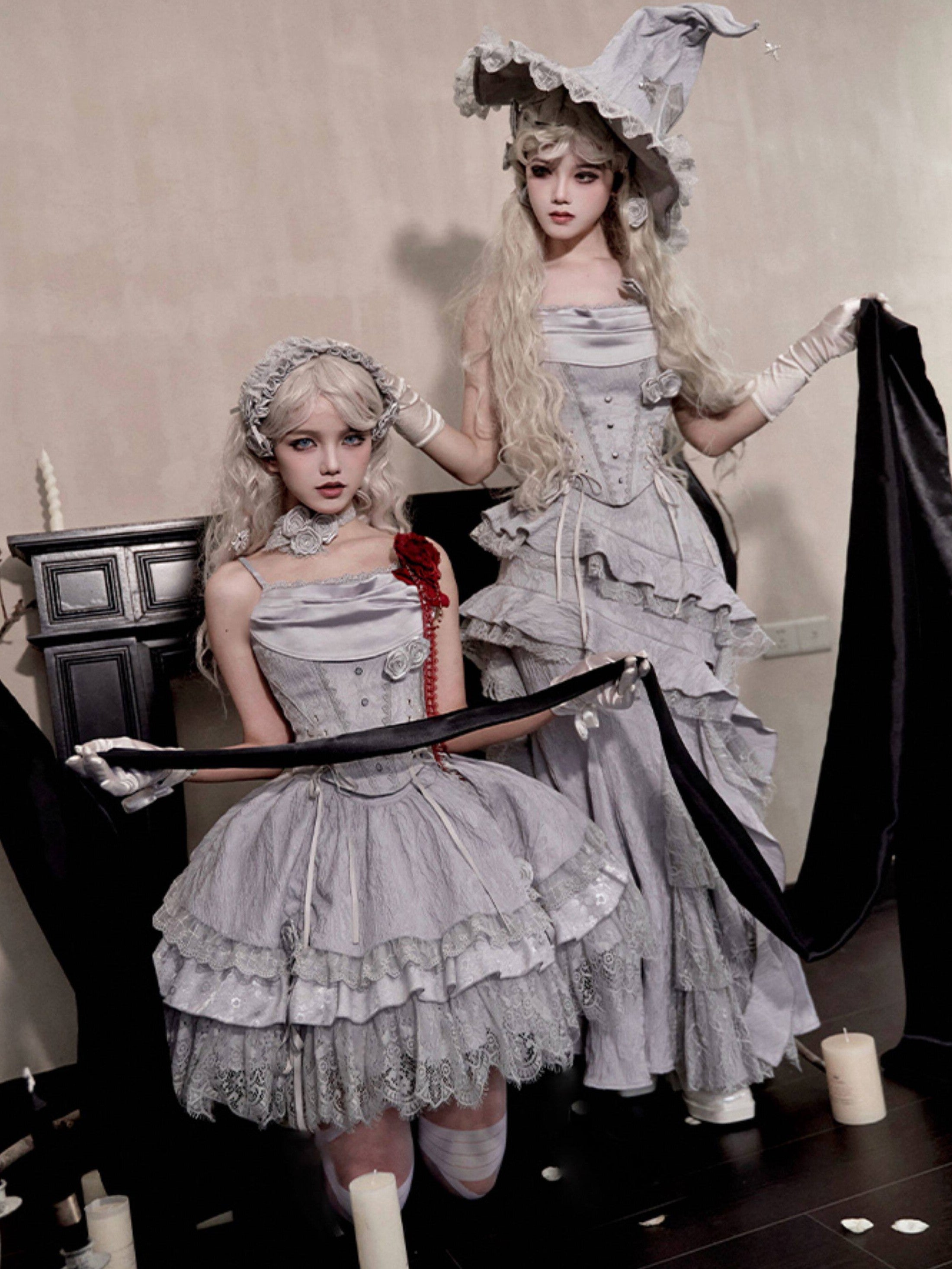 Twilight Lolita Gothic Corset & SK Set