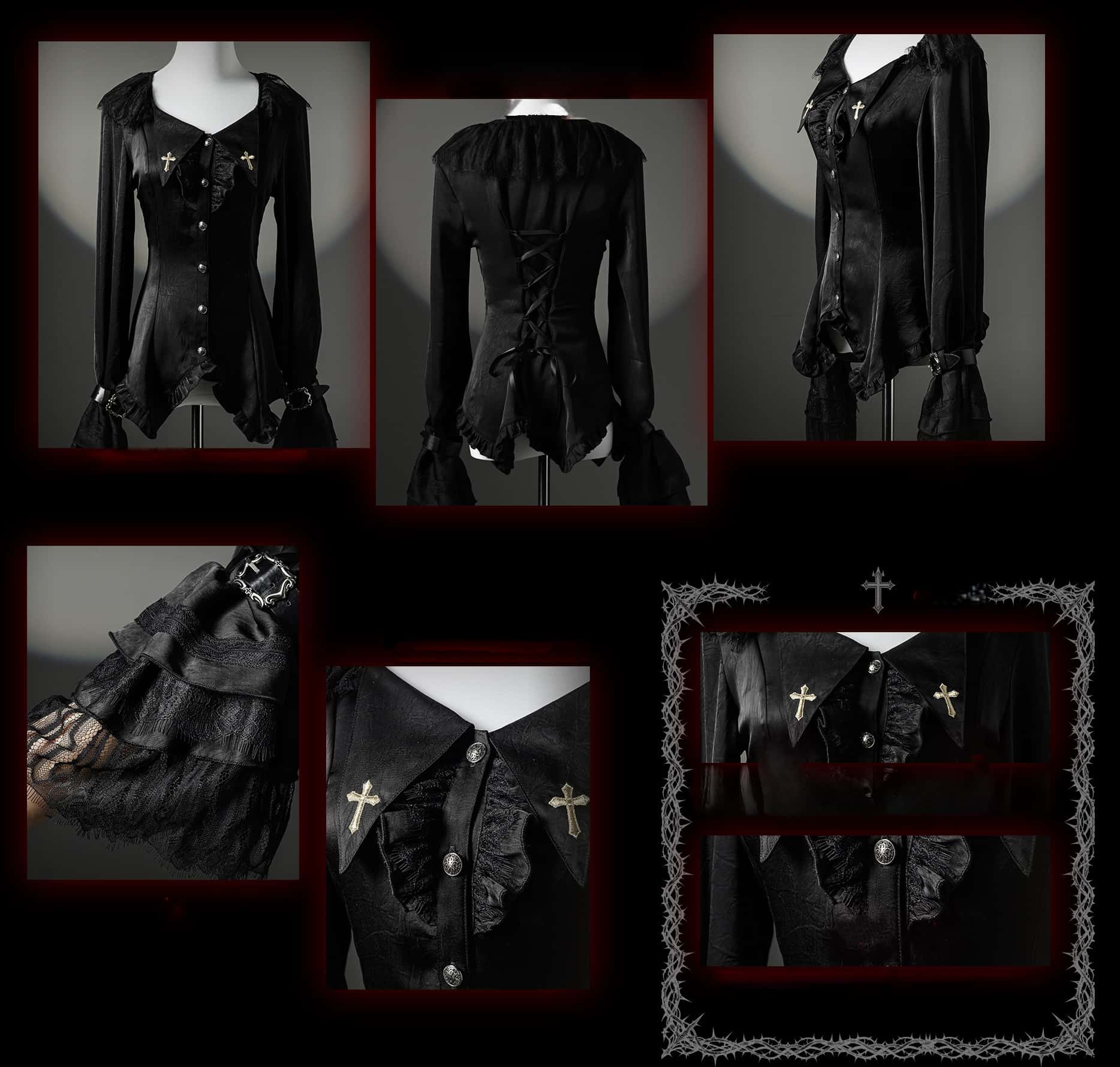 Heretic Nun Gothic Lolita Short JSK Set