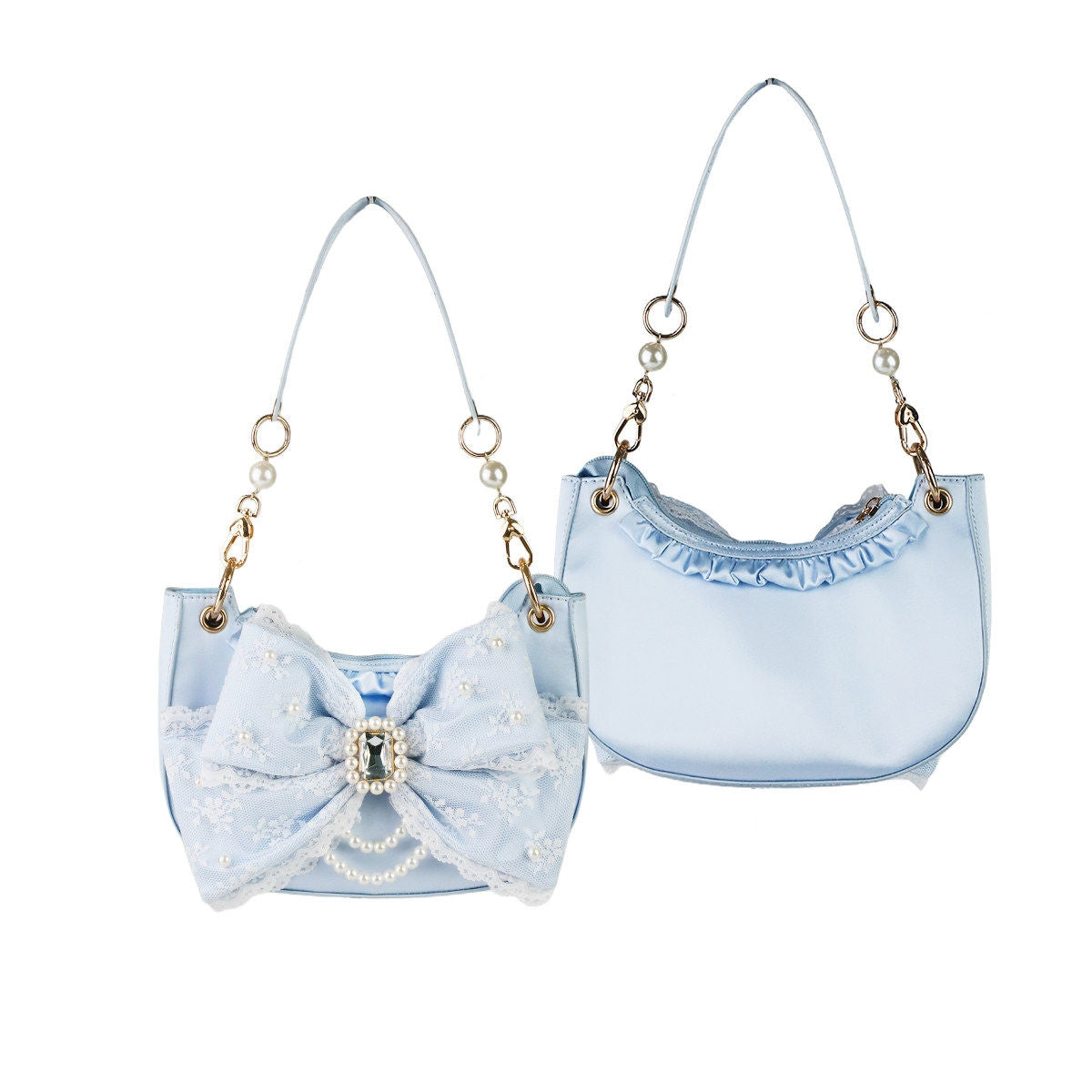 Lace Love Lolita Bow Single Shoulder Bag