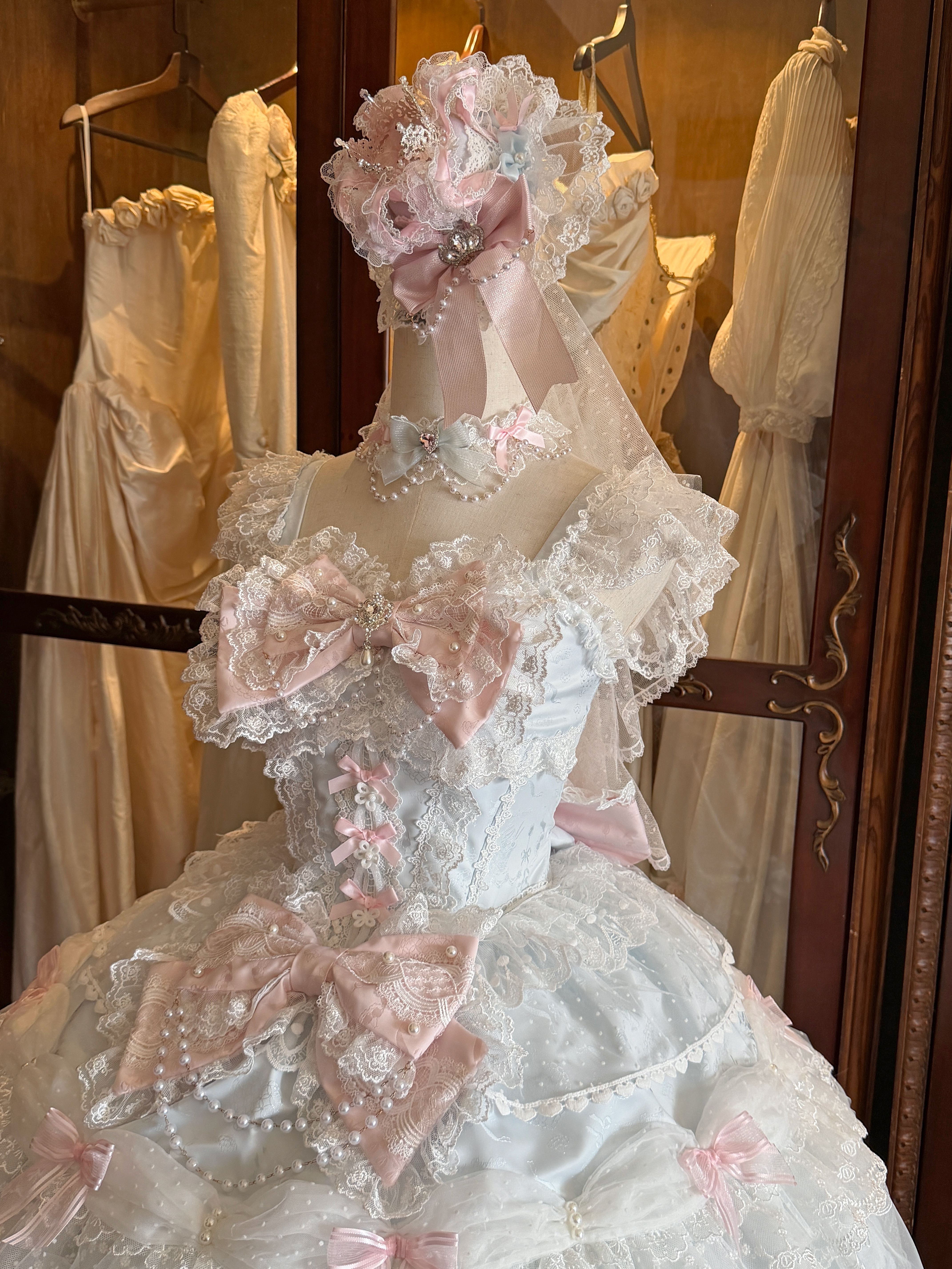 Rabbit Dream Letter Ballet Sweet Lolita JSK Suspender Dress