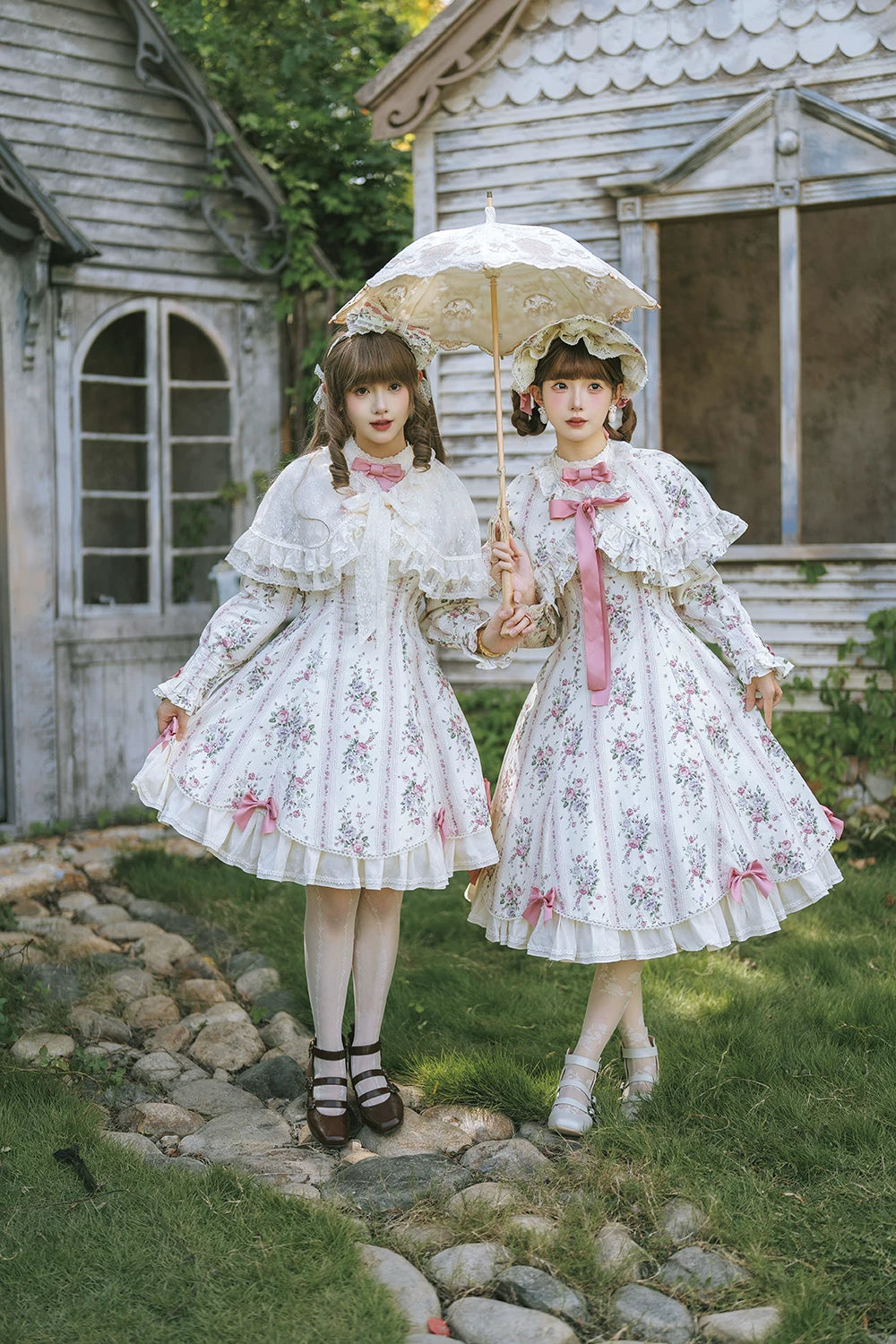 Susans Garden Cotton Floral Wall Lolita Daily Wear Lace Cape