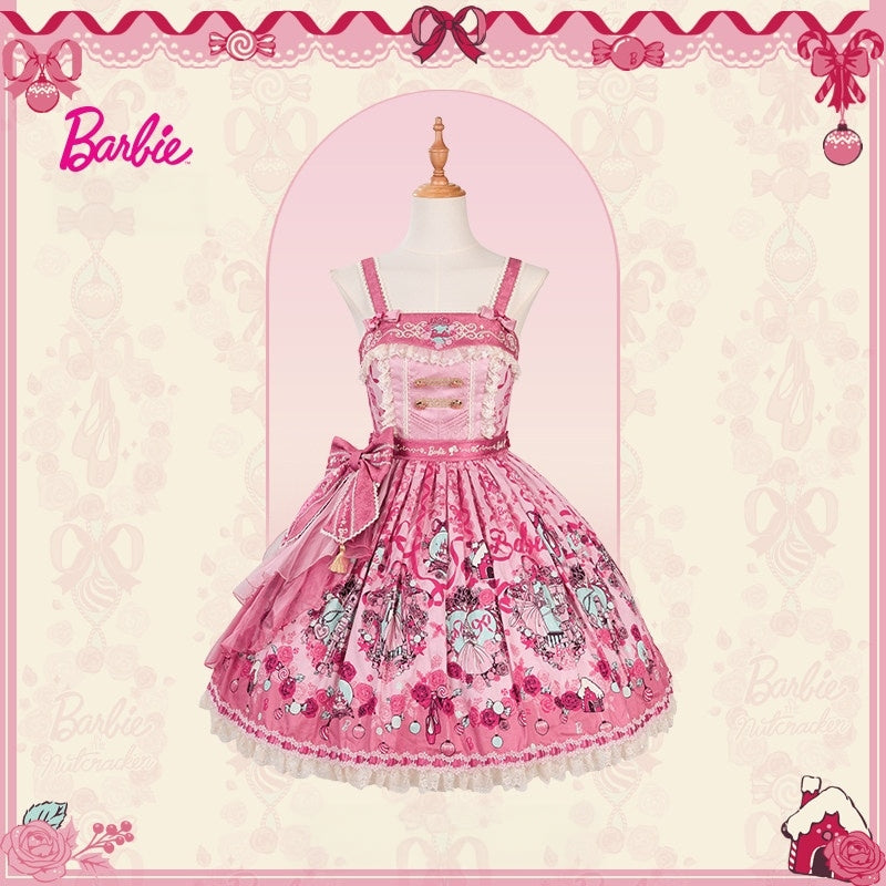 Nutcracker x Barbie Collab Original Lolita Elegant Embroidered JSK Dress