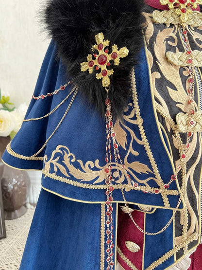 Lolita Royal Glory Ouji Prince Suit with Cape LO1002