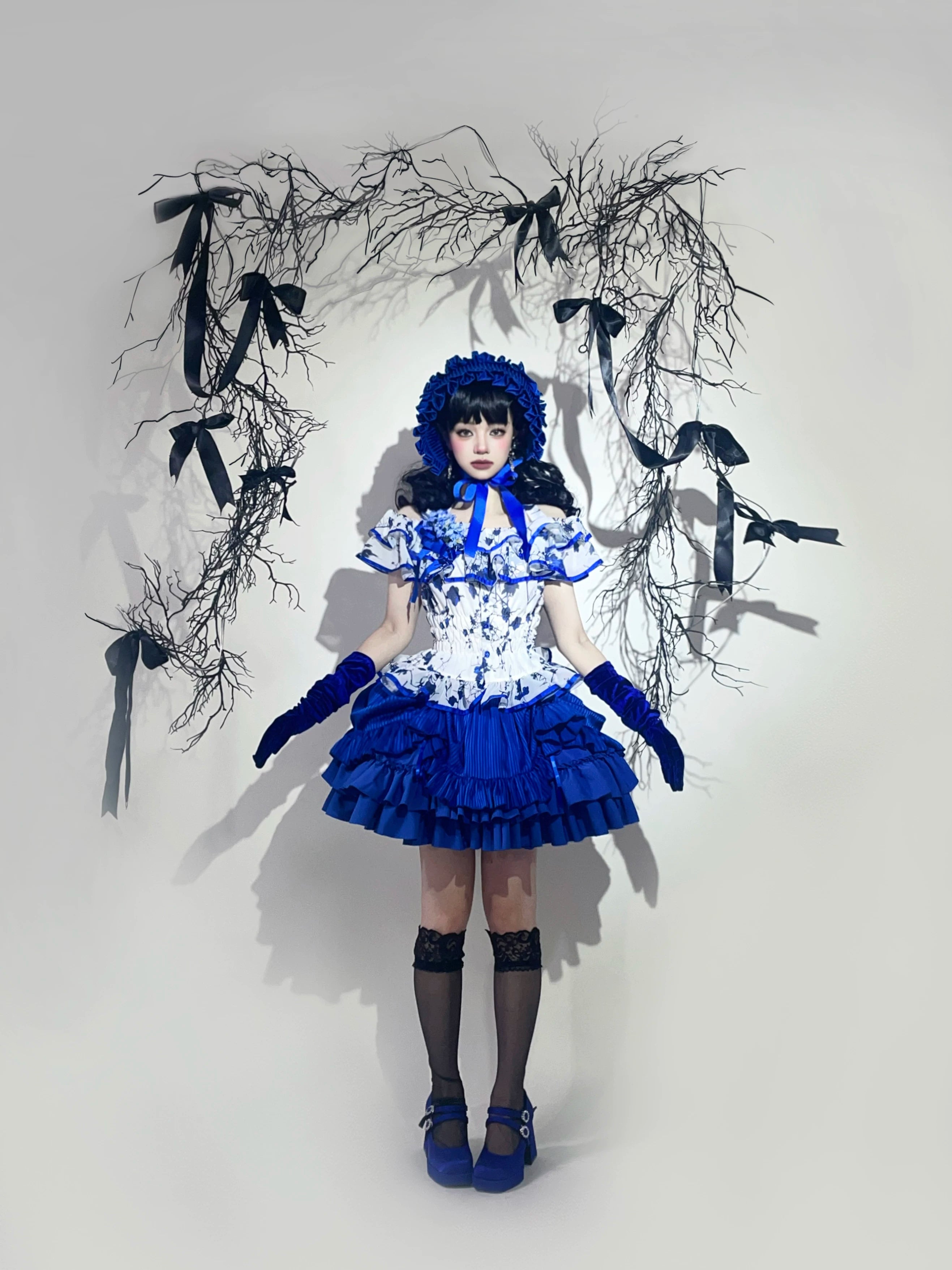 Thorned Rose Gothic Lolita Top & Skirt Set