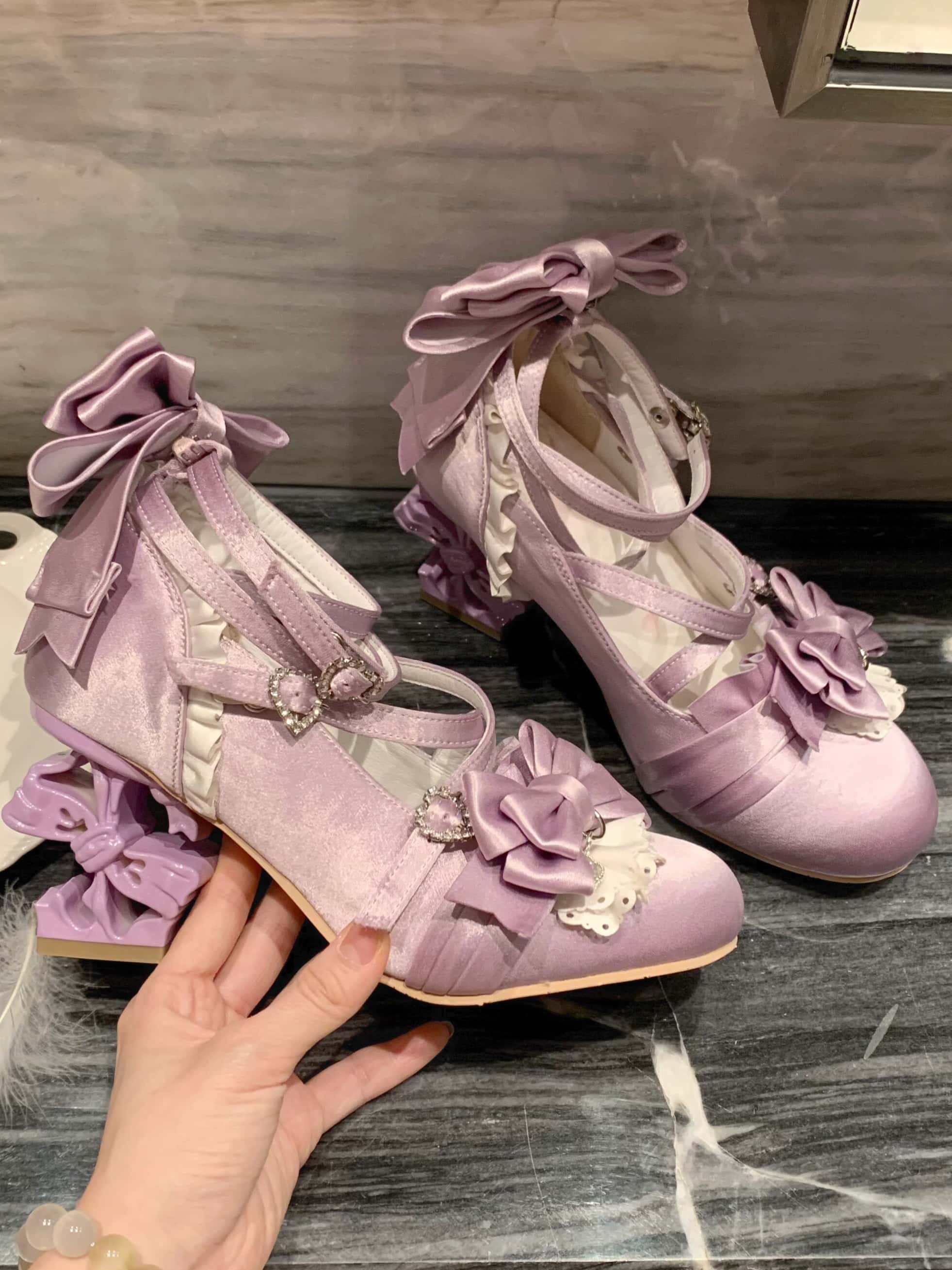 Knots Lolita  Ballet Style Bridal Heels