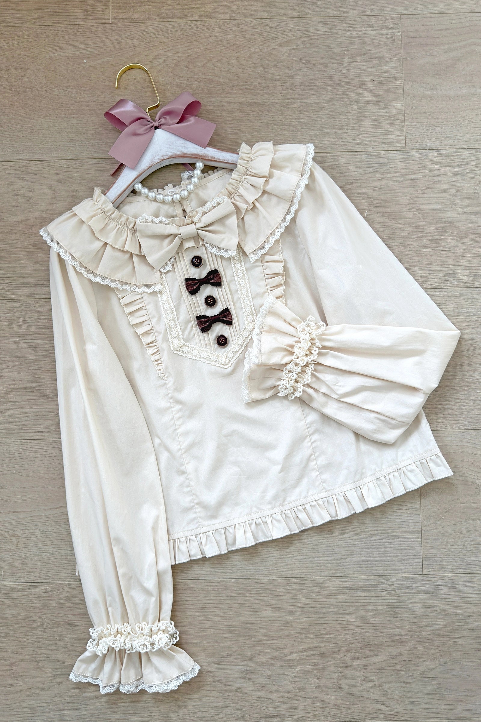 Teddy Bear Daily News Sweet Vintage Lolita Dress JSK OP
