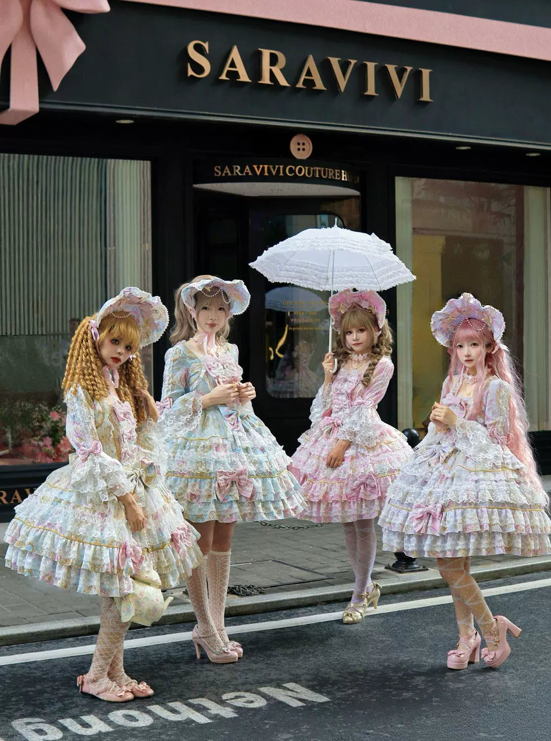 Candlelight Ode Original Sweet Lolita Long‑sleeve OP Dress