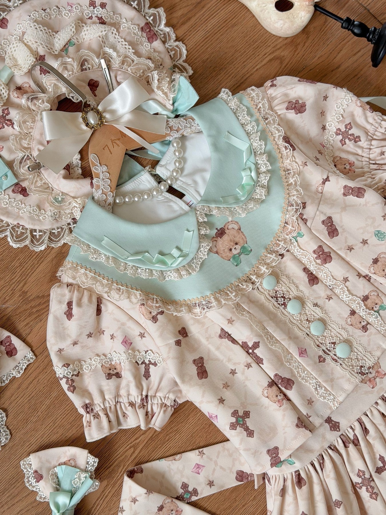 Cross Bear Sweet Vintage Original Lolita JSK and OP Dress Series