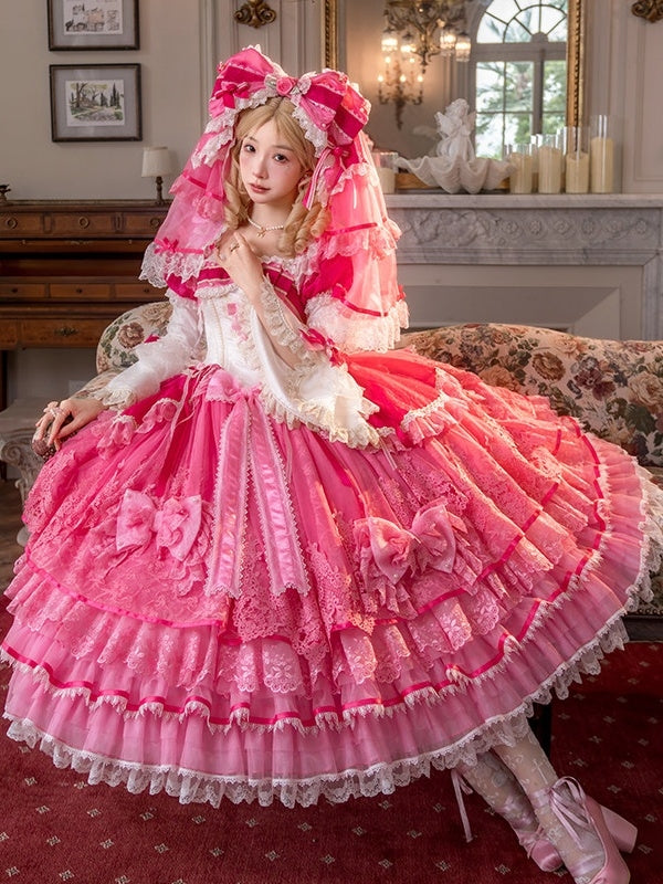Jennifer x Barbie Collab Original Bridal Lolita Veil & Top Clip