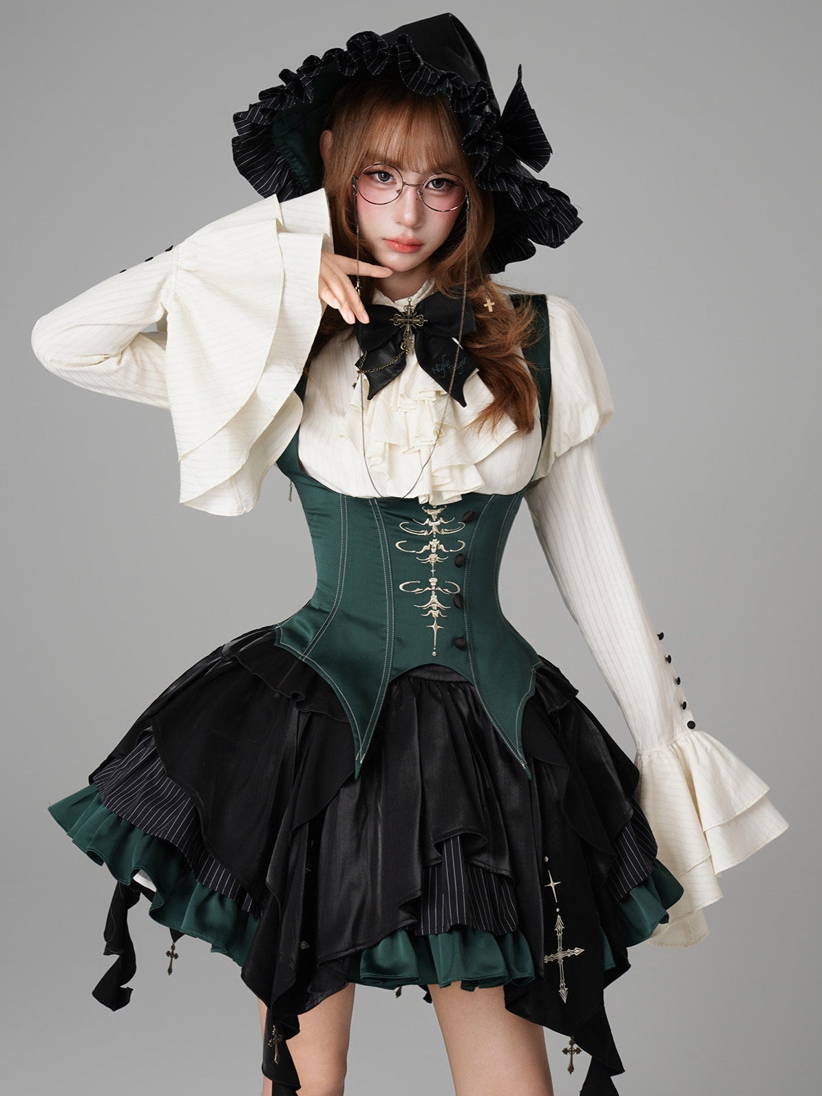Upside-Down Curse Gothic Lolita Dress Set