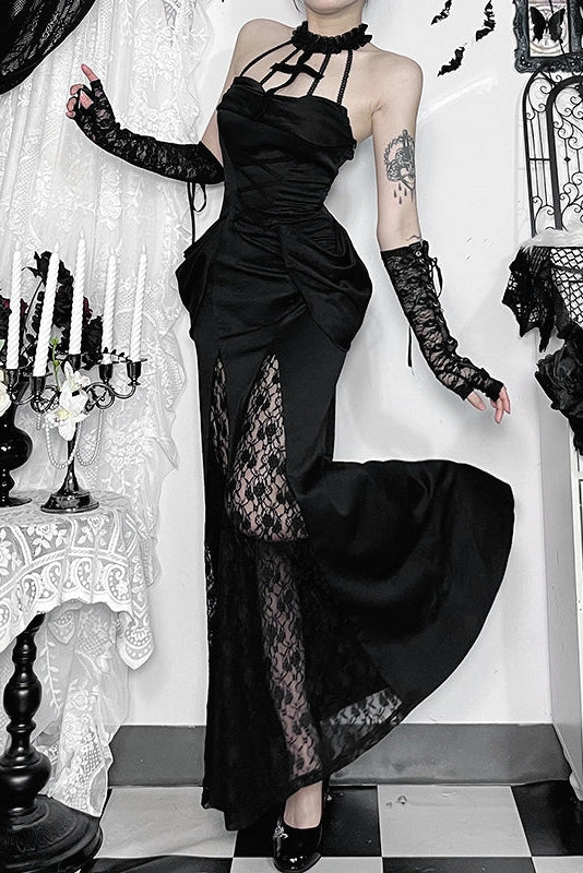 Gothic Lace Sexy Party Gown