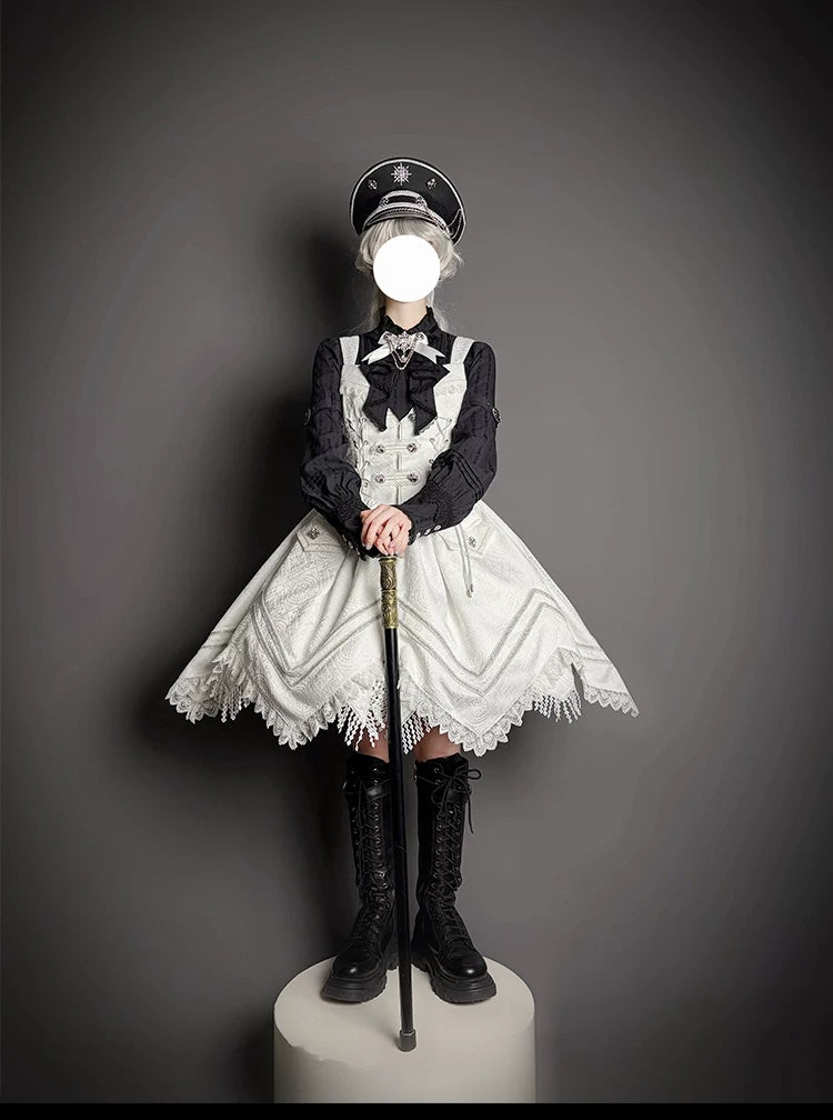 Dawn‑Bearer Gothic Lolita JSK Jumper Skirt Dress Set