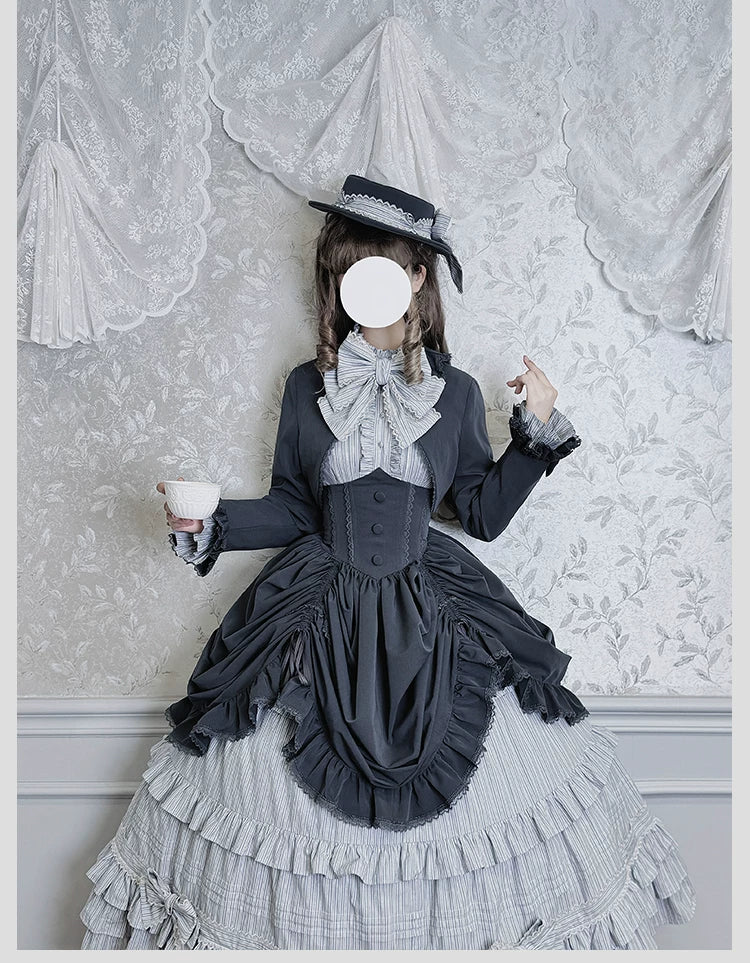 Victoria Duke Gray Classic Lolita Full Set