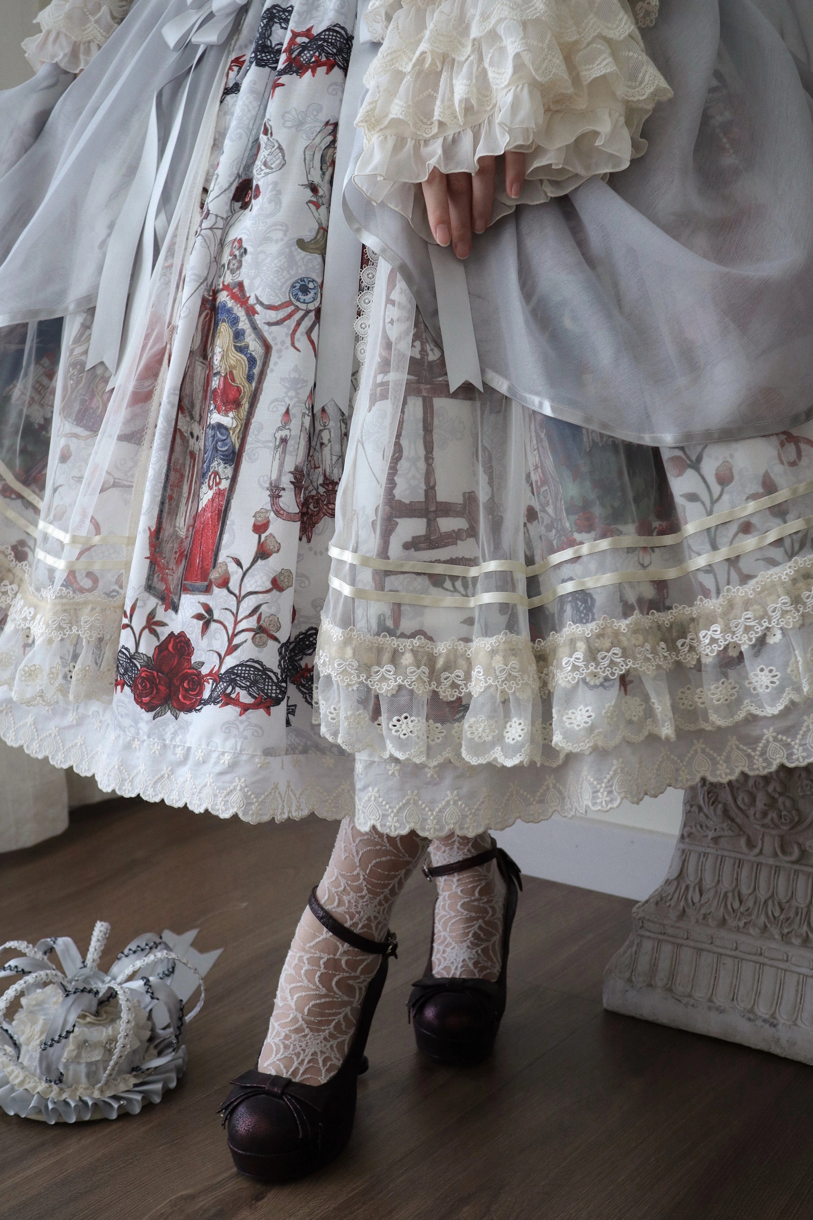 Sleeping Beauty Forest Fairy Tale Gothic Lolita JSK Dress