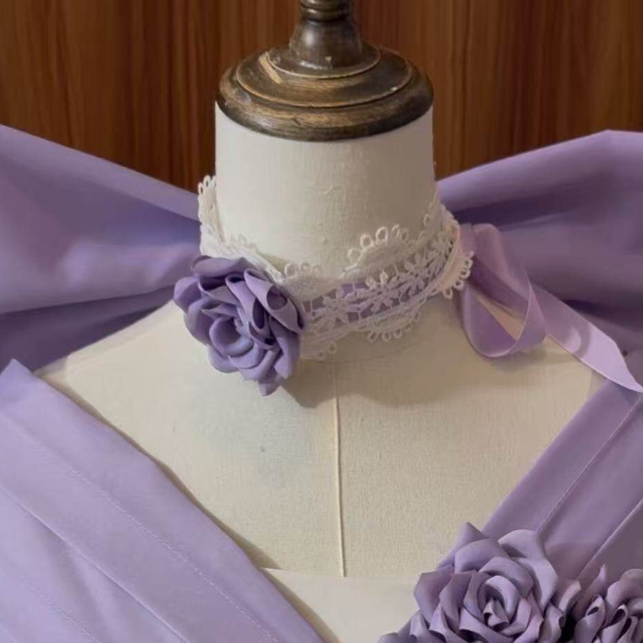 Treasure Chest Rose Lolita Purple Dress