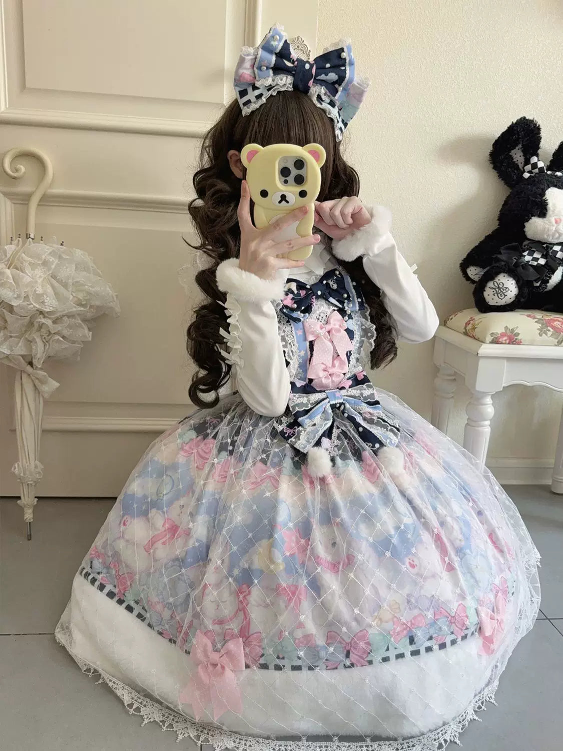 Candy Marie Cat Sweet Lolita JSK Suspender Dress