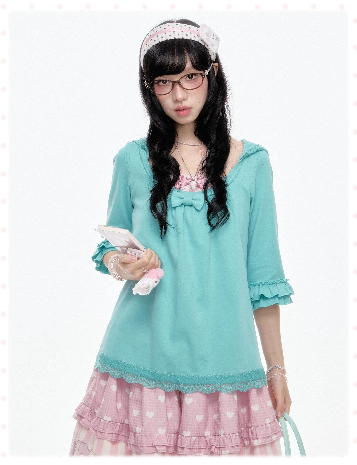 Cute Collaboration Set Sweatshirt Cropped Jacket Designer Half-Sleeve Top
