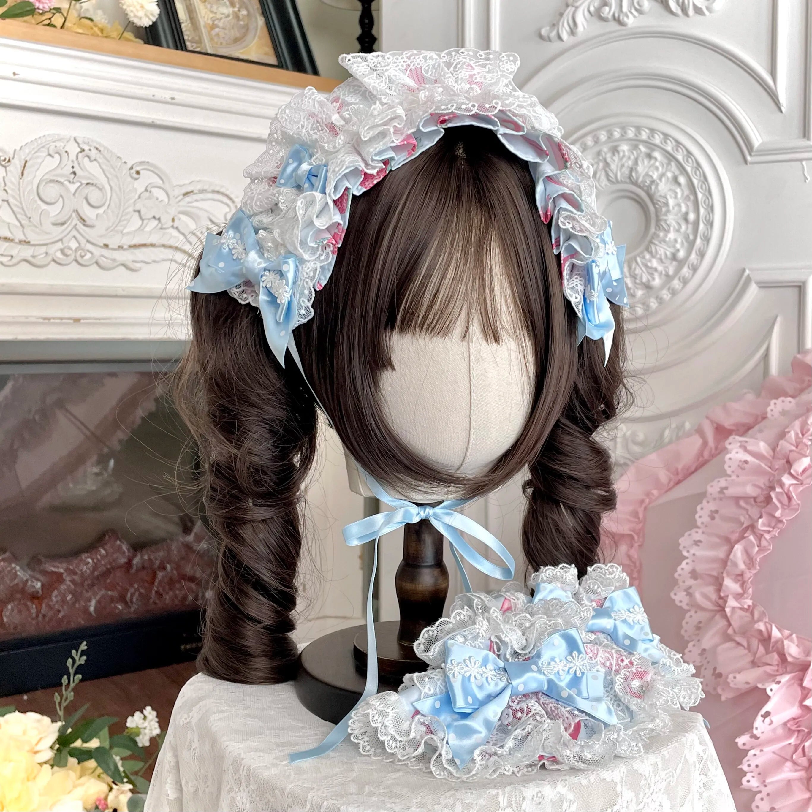 Deer Strawberry Garden Old-School Strawberry Print Lolita JSK Accessories