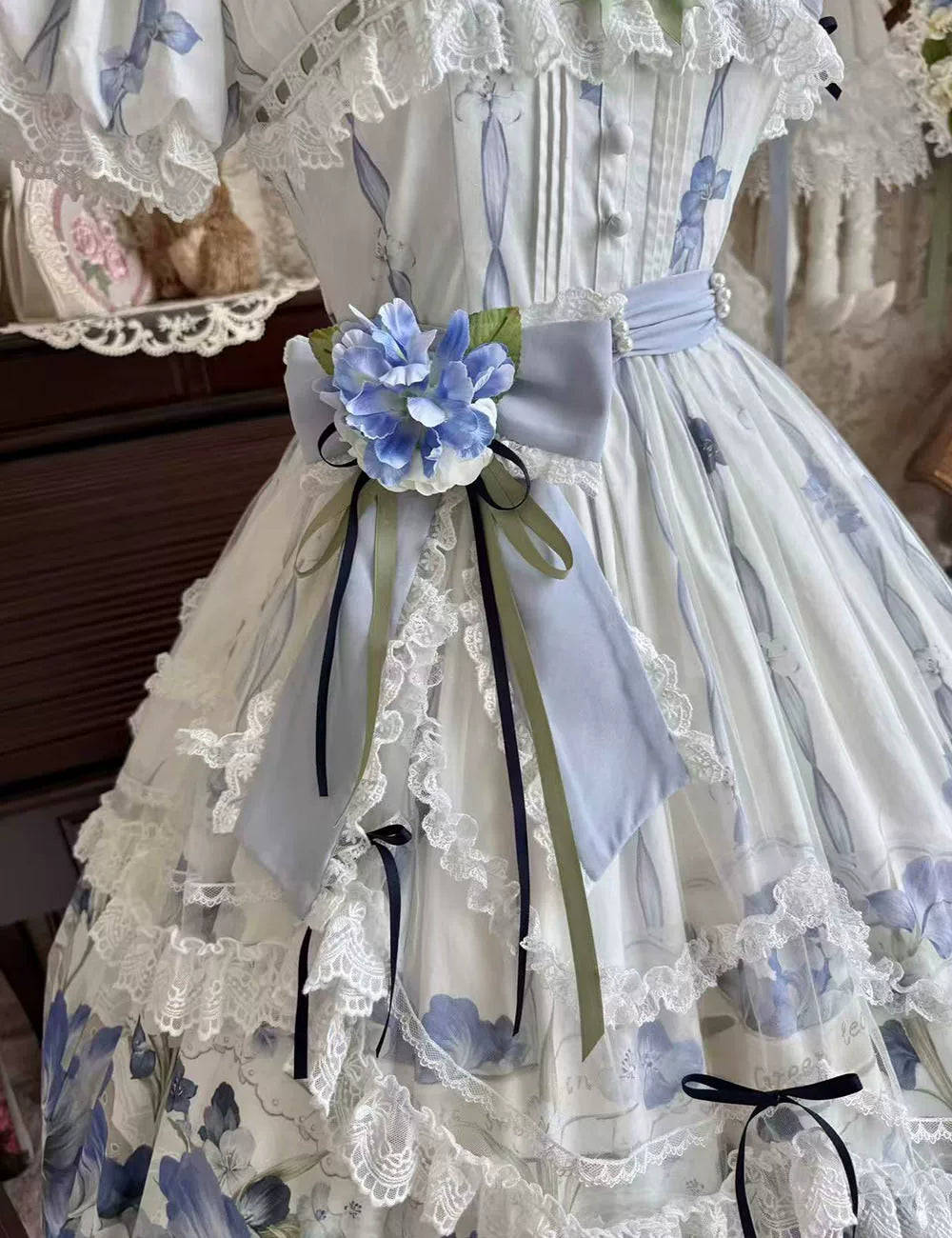 Blue Kite Lolita JSK Dress and Accessories Series