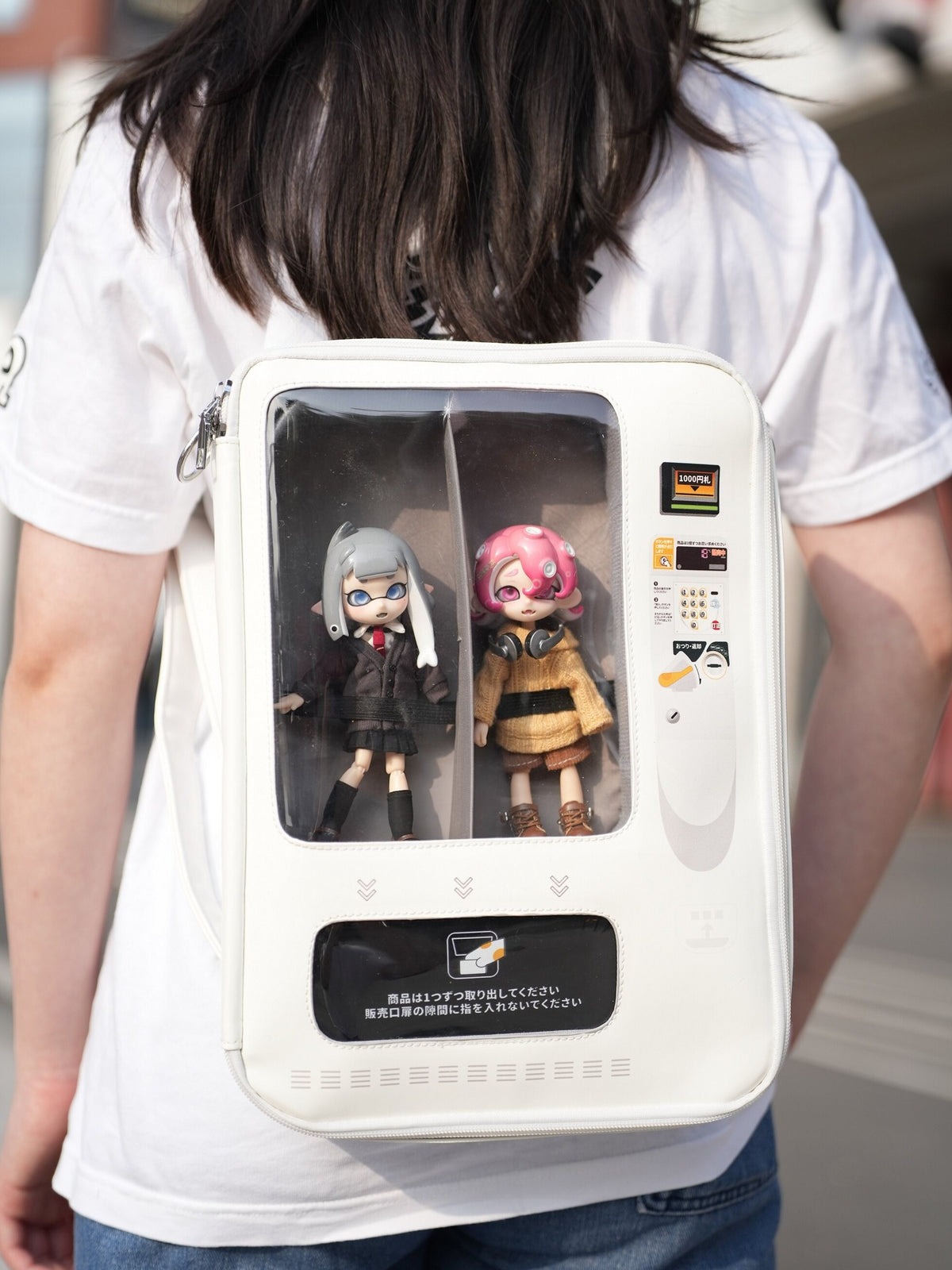Vending‑Machine Style Dual‑Use Ita‑Bag & Doll Carrier Backpack