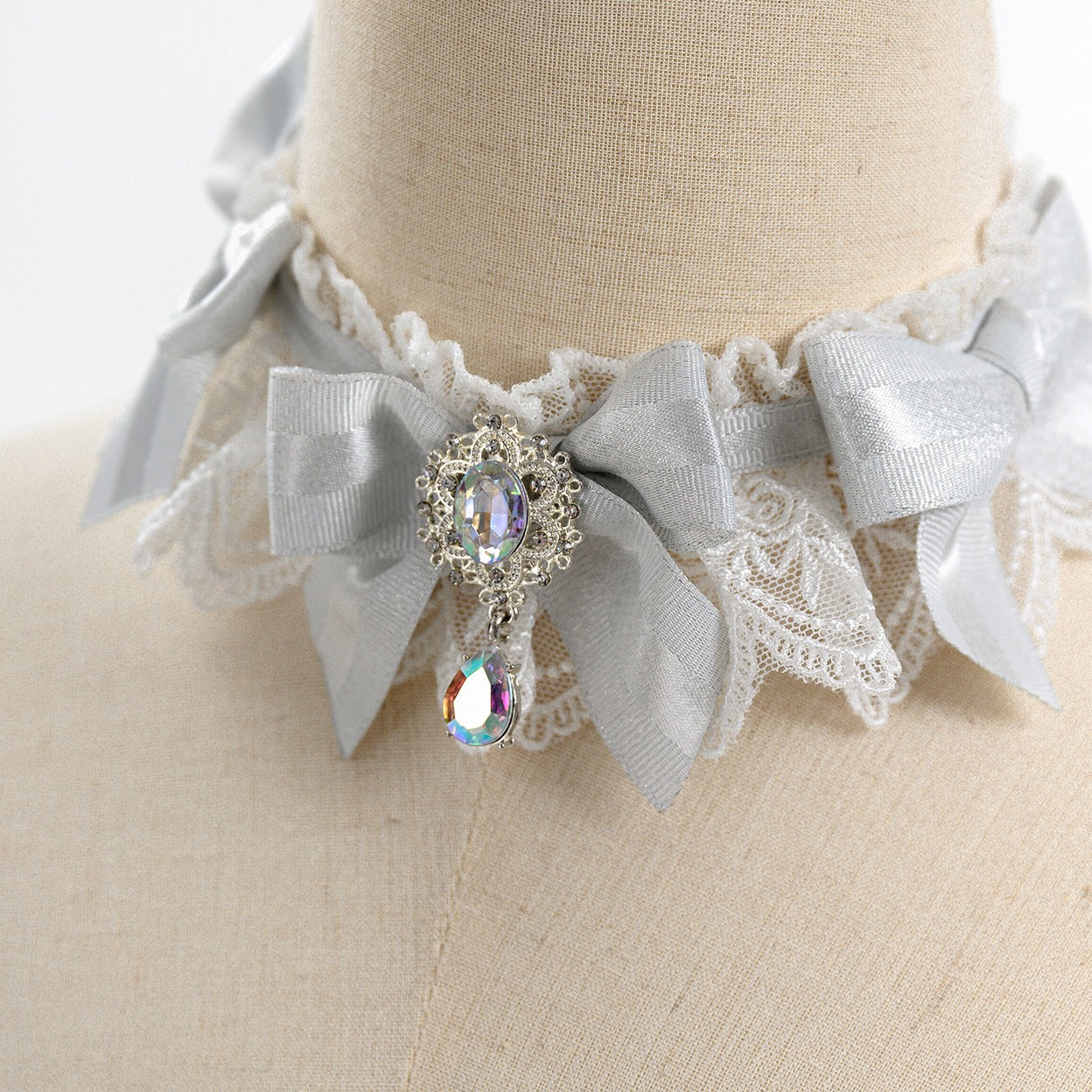Peacock Feather SP Bridal Lolita White JSK Dress
