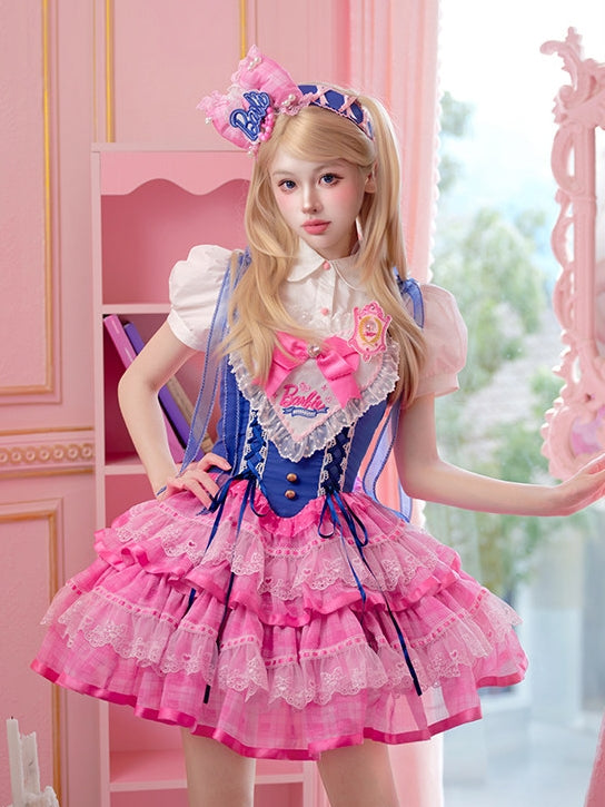 Princess Academy x Barbie Collab Matching Blouse & Headwears