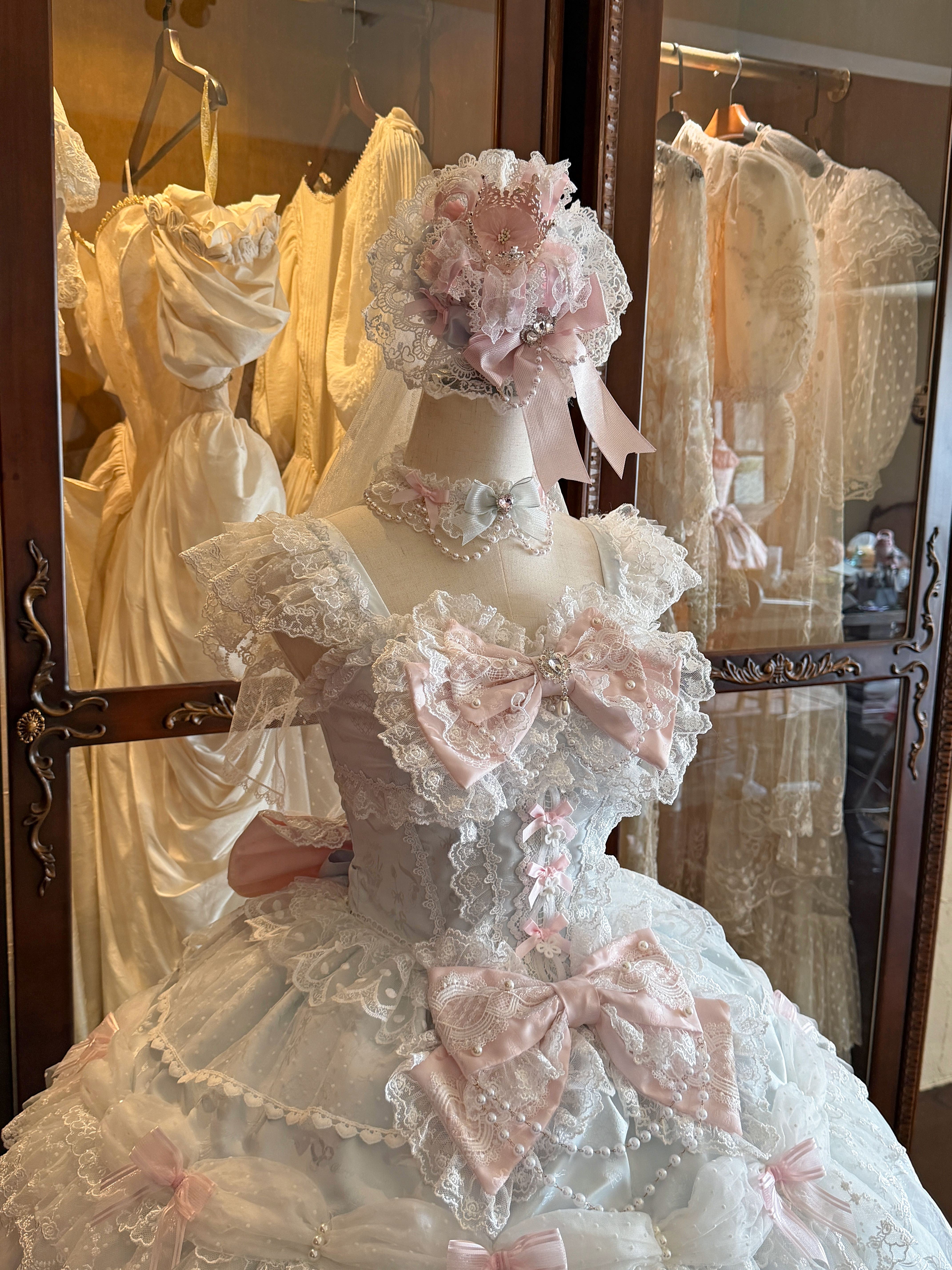 Rabbit Dream Letter Ballet Sweet Lolita JSK Suspender Dress