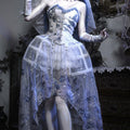 Lolita Gothic Zombie Bride Embroidered Dress LG1003