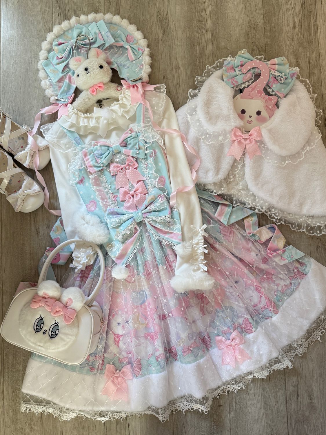 Lolita Sweet Candy Cat Print JSK LSD0135