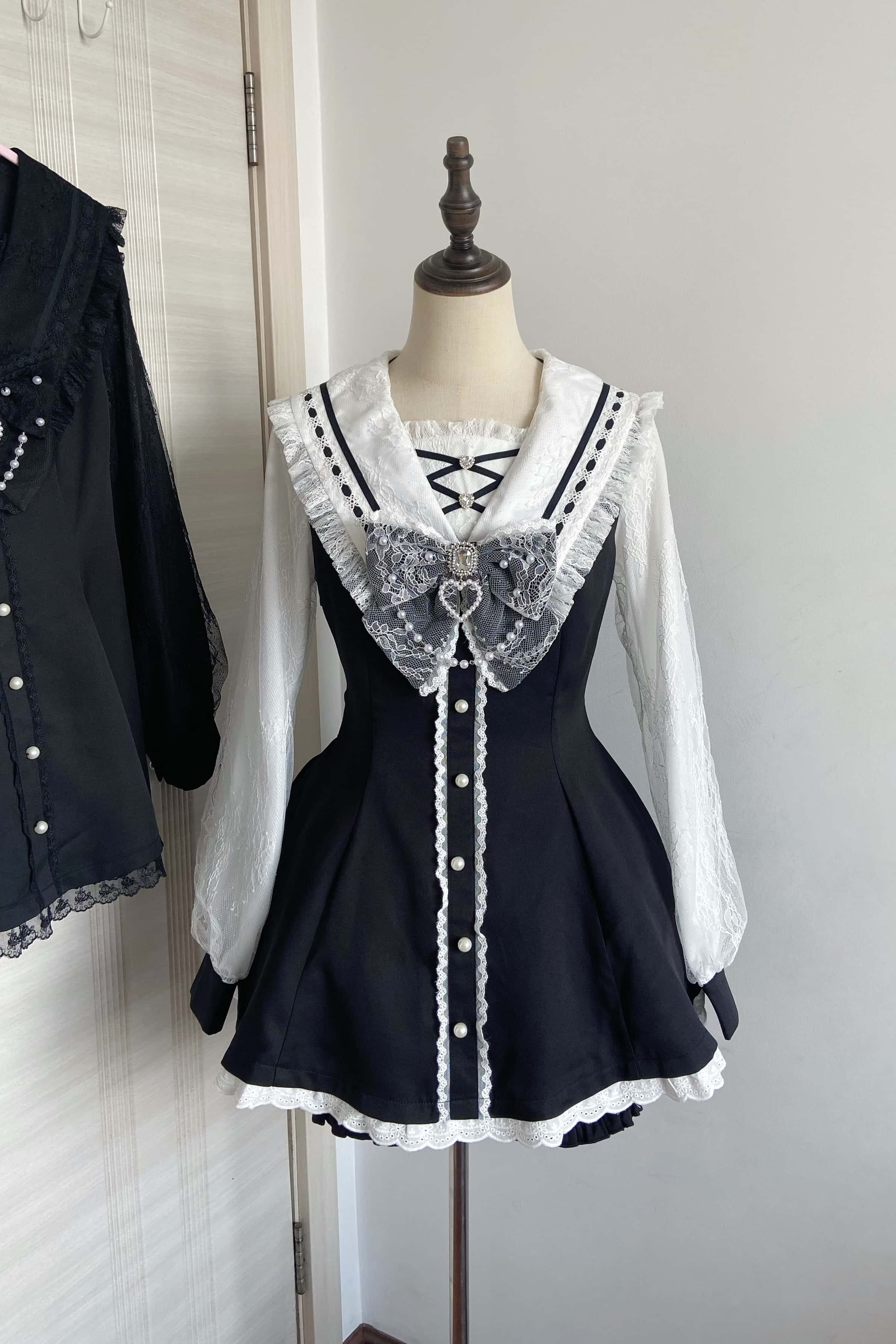 Broken Bear Japanese Long Sleeve & Shorts Set