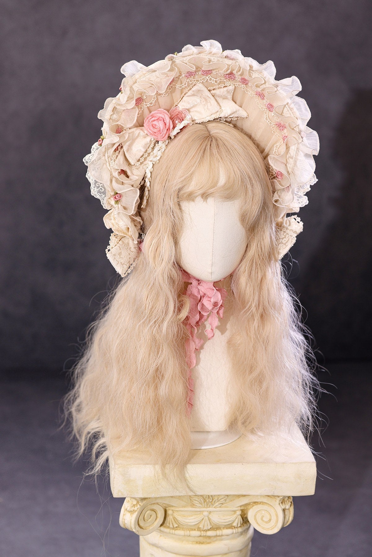 Pearl Shimmer Vintage Cake Lolita OP Dress