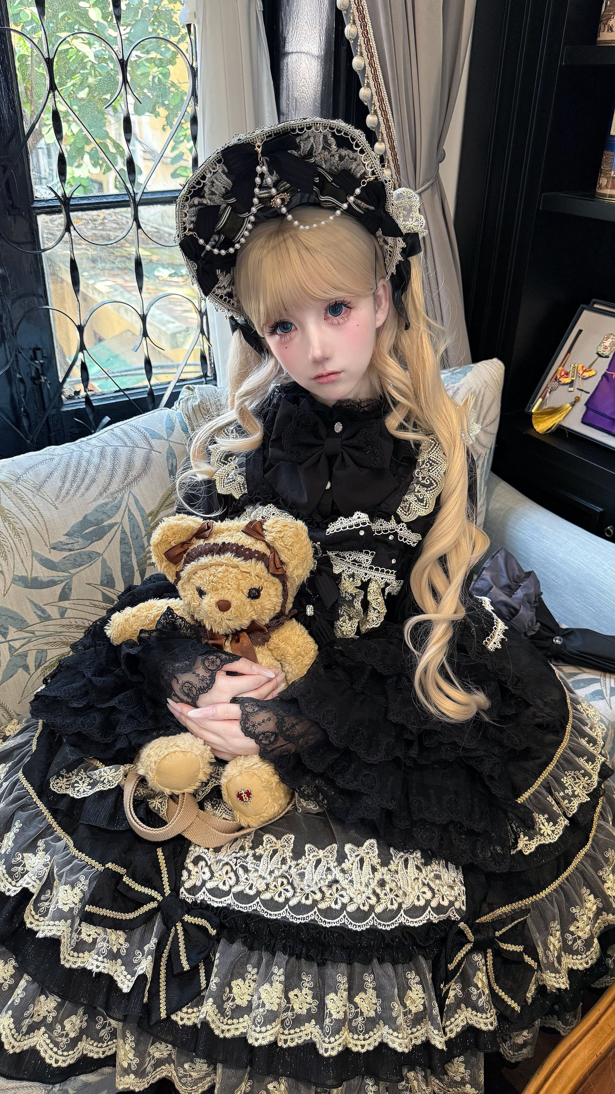Crown of Gems Lolita Blue JSK Dress