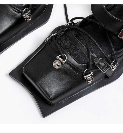 Lolita punk dark style high heels LE5025