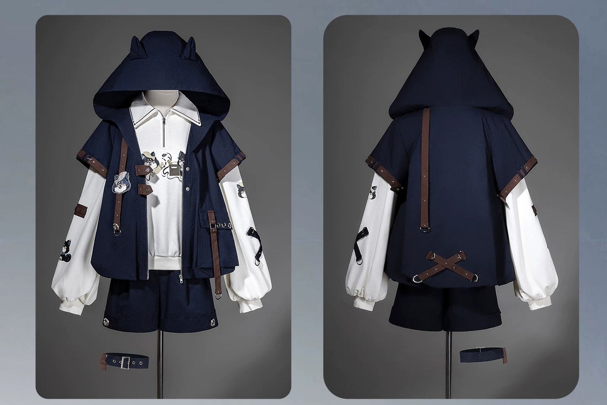 New Woof Police Station Cool Prince Style Lolita Set