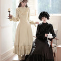 Lolita Elegant Long Sleeve Dress Detachable Cape Set LCD0022