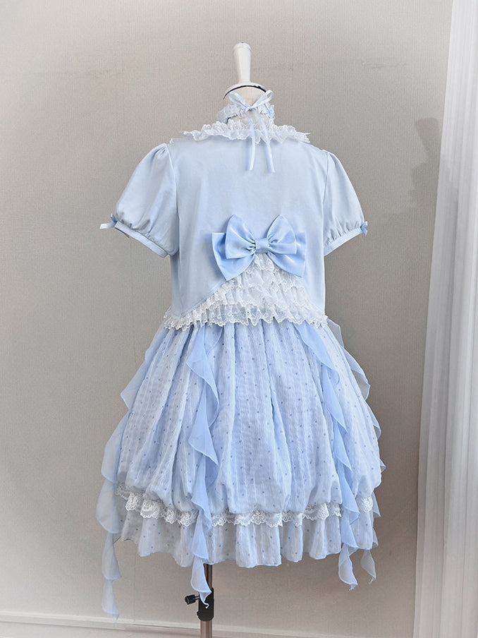 Sea Moon Princess Camisole Cardigan Dress