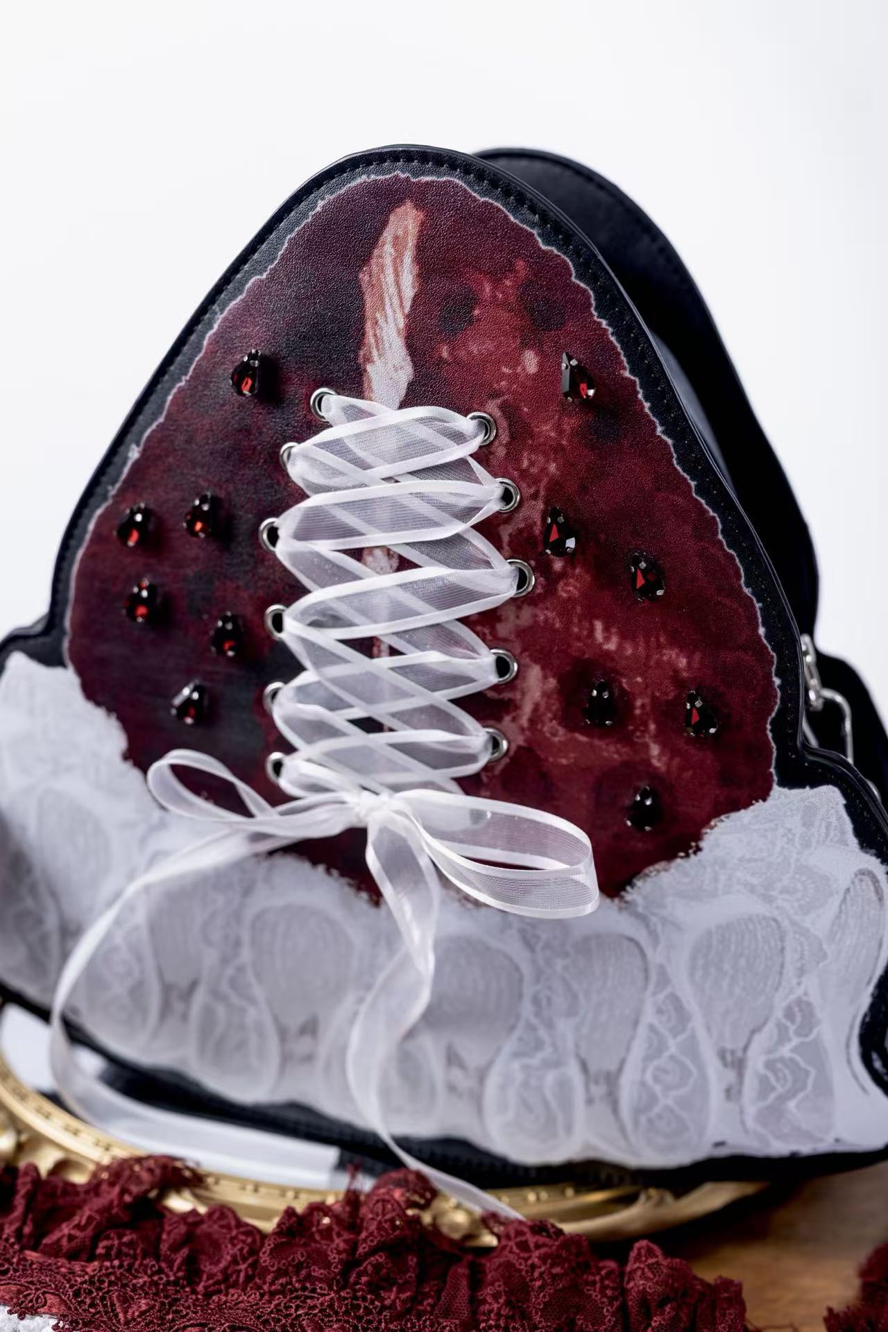 Hunting Strawberry Gothic Sweet Lolita Accessories Set
