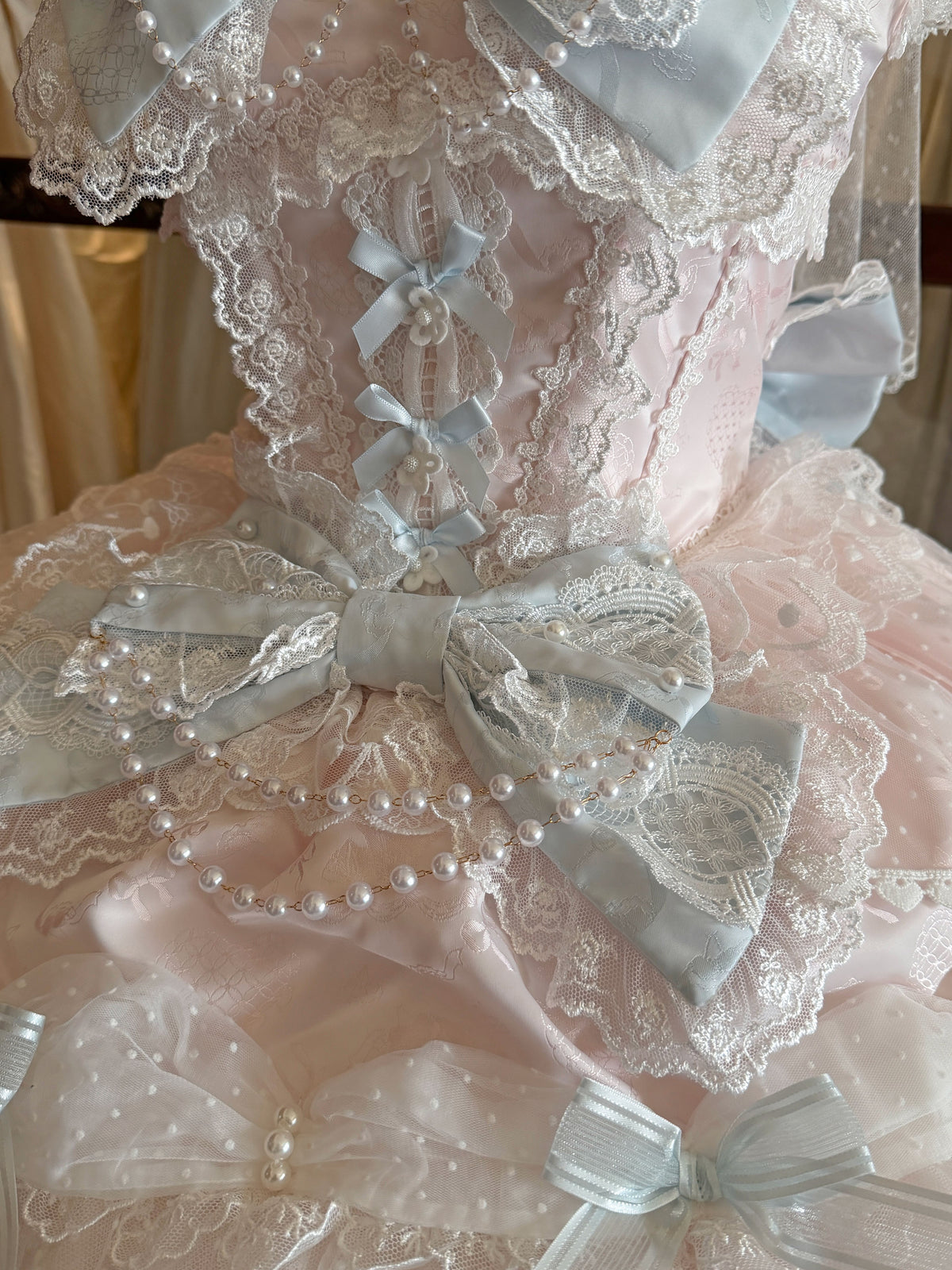 Rabbit Dream Letter Ballet Sweet Lolita JSK Suspender Dress
