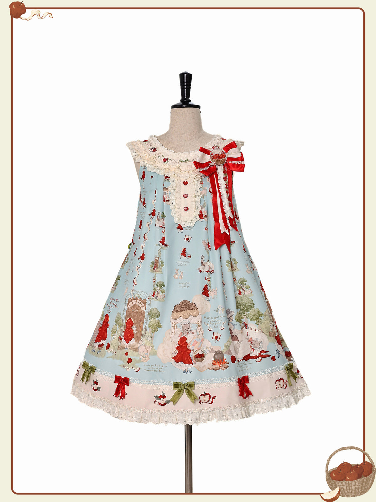 Little Red Riding Hood Original Fairy Tale Style Lolita A-Line JSK Dress