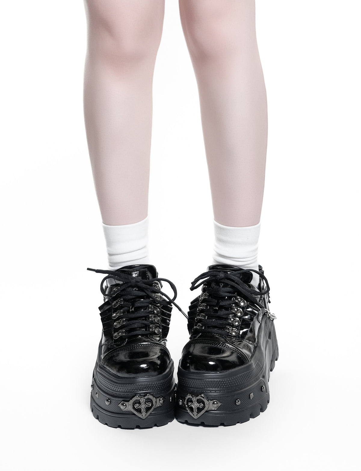Absurd Oath × Hypoxic Outer Space Collaboration Platform Shoes