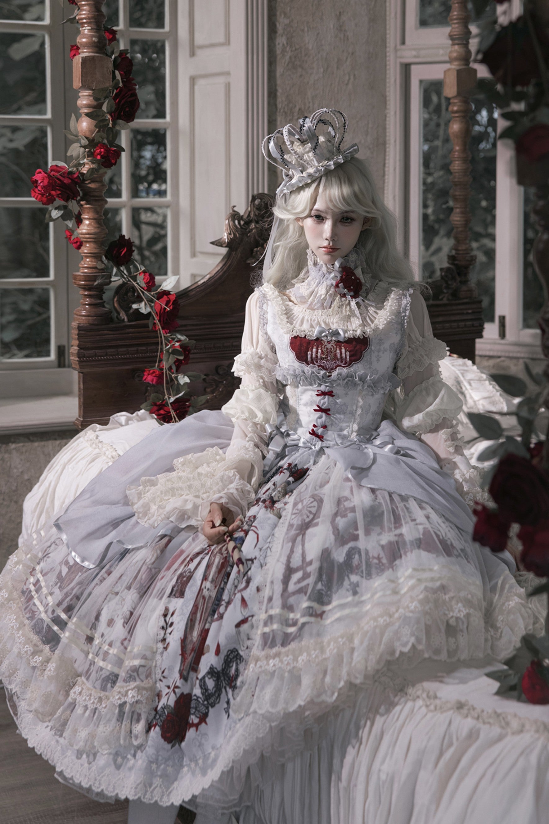 Sleeping Beauty Forest Fairy Tale Gothic Lolita JSK Dress