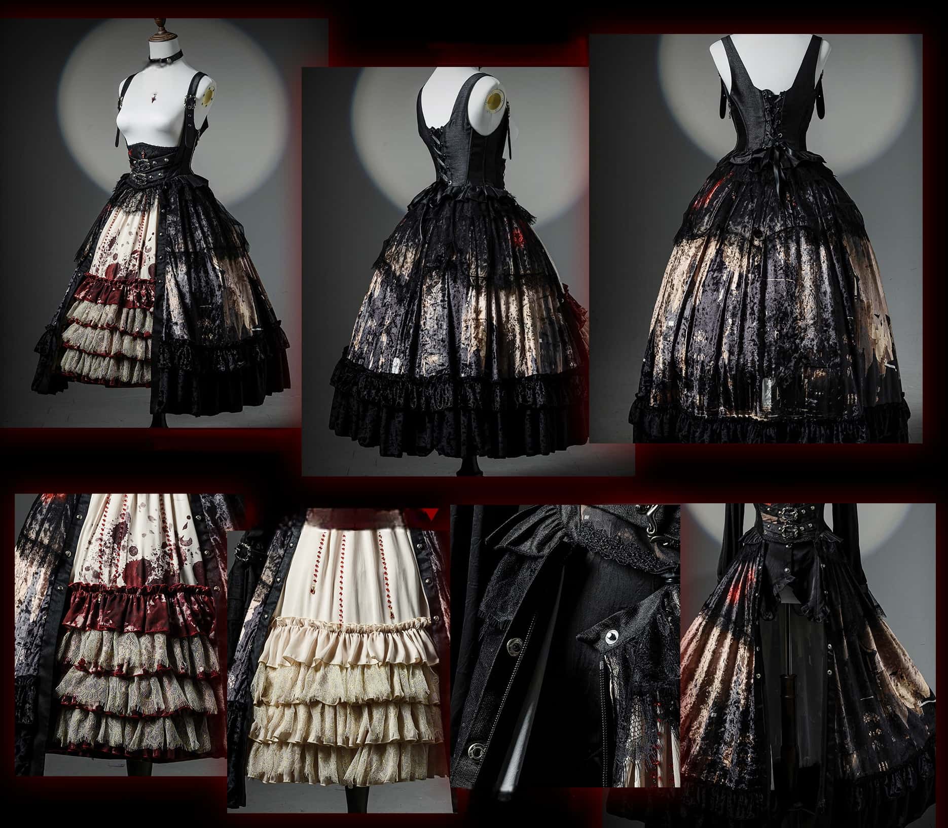 Heretic Nun Gothic Lolita Long JSK Set